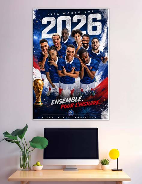 France Les Bleus FIFA World Cup 2026 Official Squad Poster Paper Print