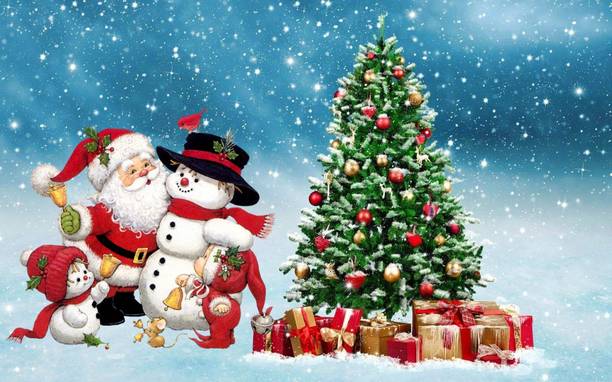 KD santa claus new Sticker Poster|Christmas poster|Christmas decoration| Photographic Paper