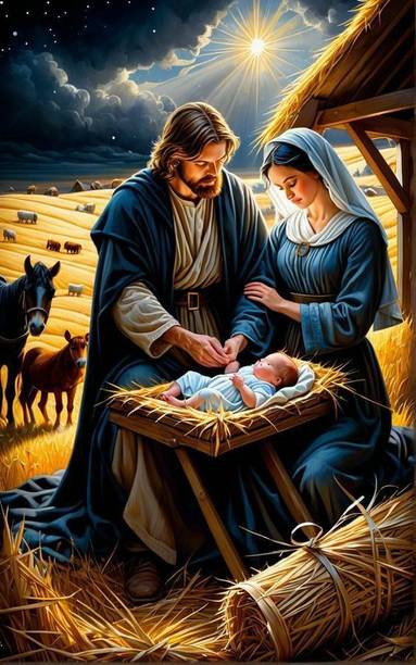 Chrismas_wall_poster_HD_design_For_decoration_HD00213 Paper Print