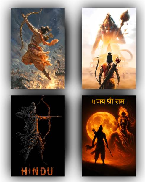 Shri Ram Darbar Premium Matte Finish Wall Poster Photographic Paper