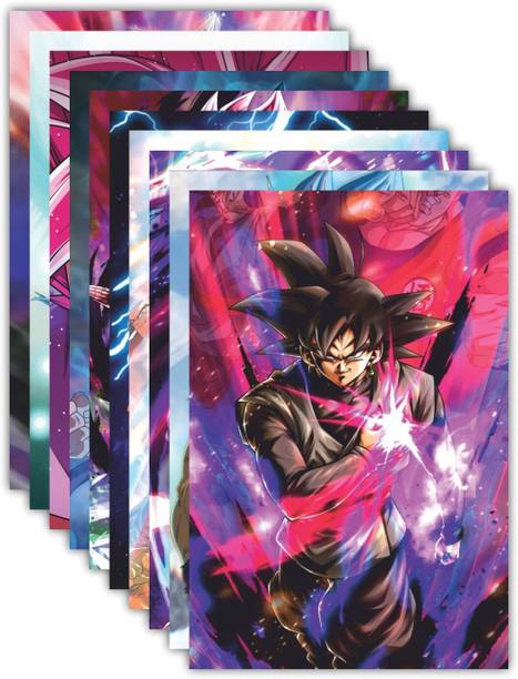 Anime poster Set of 10 Mix Anime Wall Posters for Room Size A5 Photographic Paper