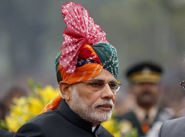 Narendra Modi HD Wallpaper on Art Paper Fine Art Print
