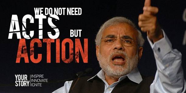Poster Narendra Modi sla1019 (Wall Poster, 13x19 Inches, Matte Paper, Multicolor) Fine Art Print
