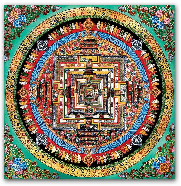 RANGOLI DESIGNE WALL POSTER Fine Art Print