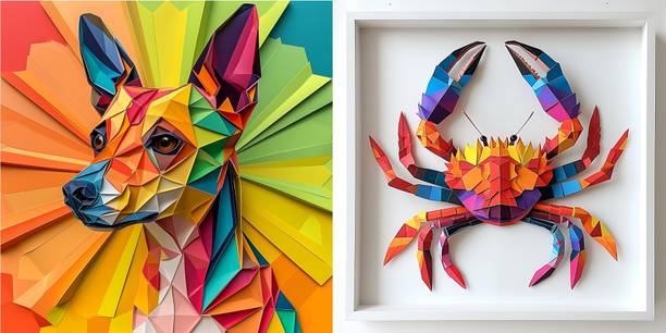 Glossary paper print with frame Fine Art Print