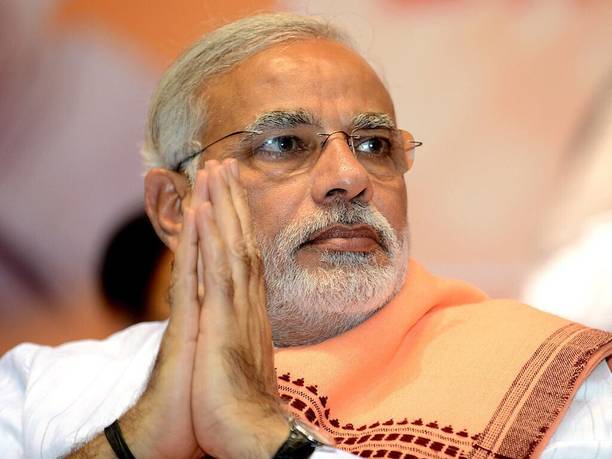 Narendra Modi HD Wallpaper on Art Paper Fine Art Print