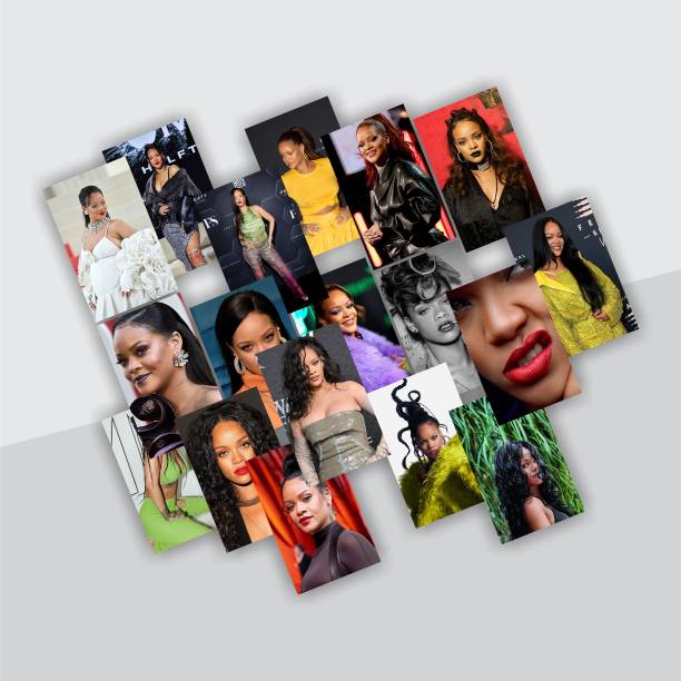 Set of 18 Rihanna Lomo Card For Rihanna Lover And Perfect Gift For Rihanna fan Fine Art Print