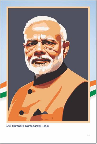 Narendra Modi Poster, Politician poster, Indian politician, Politician Wall Poster Fine Art Print