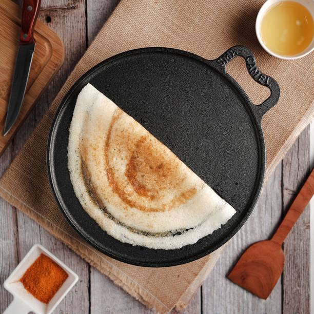 SMA CAMEL Cast iron Pre Seasoned Dosa Tawa 12 inches (3...