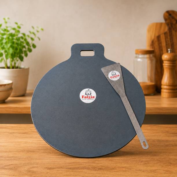 faizia Kitchen Tava Gas Stove Compatible Pan for Crispy Dosa, Roti (1.3 KG) Tawa 25 cm diameter