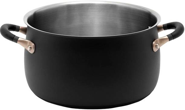 Meyer Accent Series Stainless Steel Dutch Oven/Casserole Pan, Handi 5 L with Lid