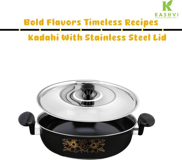 Kashvi Premium Kadhai Kadhai 26 cm diameter 3.5 L capacity