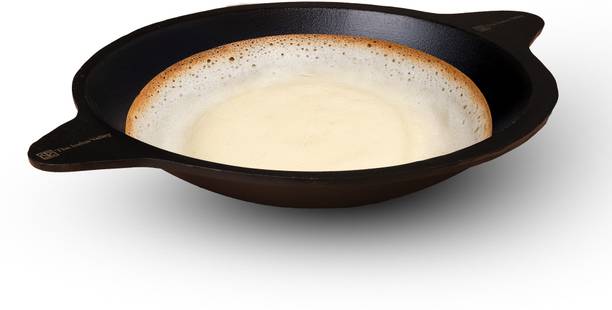 The Indus Valley Cast Iron Appam Pan - 8.4inch Appachatty 0 L capacity 21.4 cm diameter