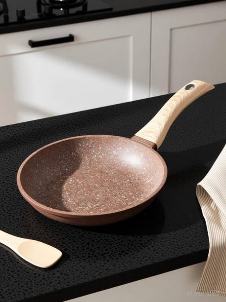 iVBOX indo-Koca Anti-Bulge 4.5mm-Thick Frying Cooking Pan, Omlette Pan Egg Pan Fry Pan 20 cm diameter 1 L capacity