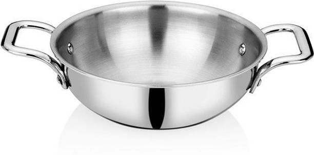 bhalaria Bhalaria Triply Kadai 18Cm Kadhai 18 cm diameter 1.3 L capacity