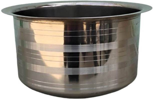 Lalit Stainless Steel Pateli/Tope Tope with Lid 2.5 L c...