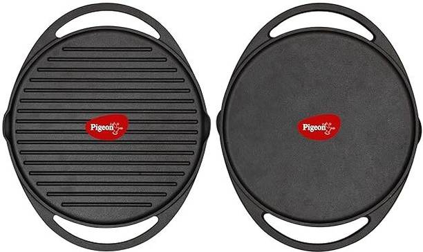 Pigeon IMPERI CAST IRON DOUBLE SIDE TAWA Tawa 30 cm diameter