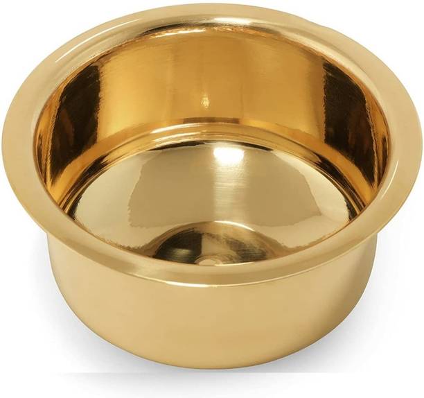 VPSK Heavy Pure Brass Tope 4.75 L capacity 8 INCH diameter (Brass) Tope 4.75 L capacity 20 cm diameter
