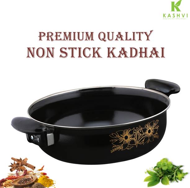 Kashvi Premium Kadhai Kadhai 26 cm diameter with Lid 3.5 L capacity