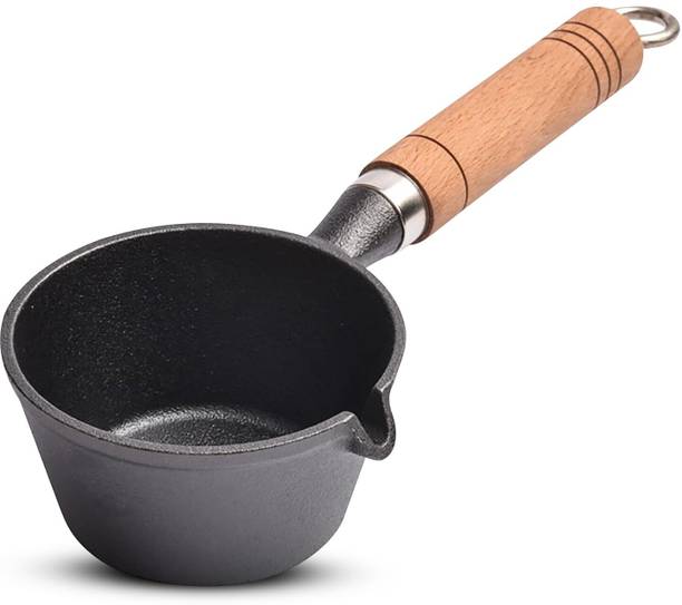 Panca Cast Iron Tadka Pan for Dal/Spices | Vaghar/Chounk/Baghar Frying Pan Pot 10 cm diameter 0.1 L capacity
