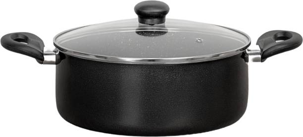 Kreme Glaze Casserole/ Biriyani Pot 4.5 Litre 25.5 cm. Pot 24 cm diameter 4.5 L capacity with Lid