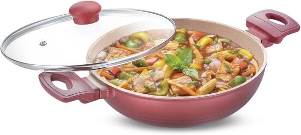 Prestige Omega Die Cast Kadhai 24 cm diameter with Lid 2.4 L capacity
