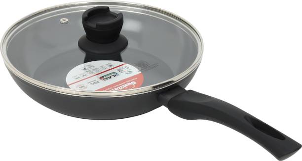 Sunflame Ceramic Non-Stick Fry Pan 24 cm diameter with Lid 1.75 L capacity