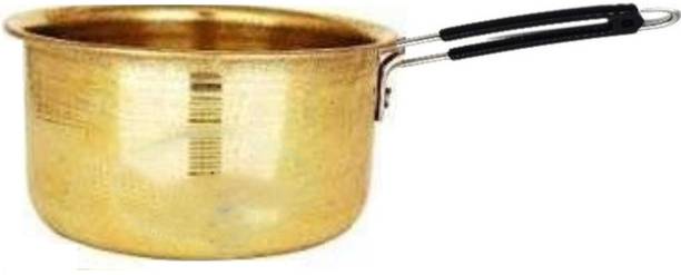 VPSK heavy pure brass saucepan/pot capacity 1 ltr speacialy for making tea Pot 18 cm diameter 1 L capacity