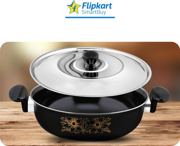 Flipkart SmartBuy Premium Non-Stick Kadhai with Lid (3.5 L) 10 - Non-Stick Cast Iron Kadhai 27 cm diameter with Lid 3.5 L capacity