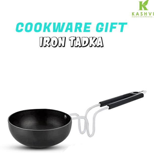 Kashvi Best Kitchen Cookware Gift Tadka Pan 12 cm diameter 0.35 L capacity