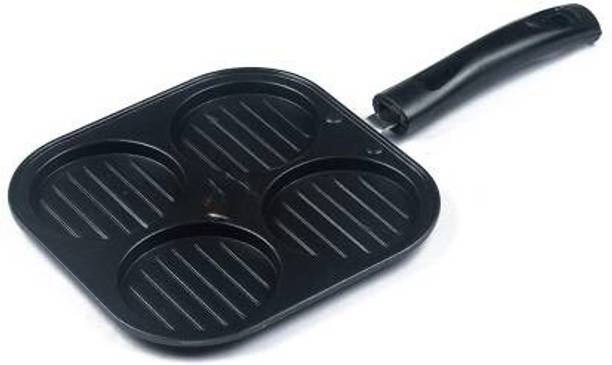 Swarambh Fetching Non-Stick Mini Uttapam Maker/ Uttapam Pan 4 Cavity Pancake Pan 19 cm diameter 0.5 L capacity