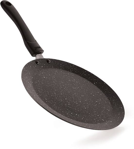 iVBOX Max-Pro 3mm induction-Bottom Non Stick Concave Paratha and Roti Tawa 26 cm diameter