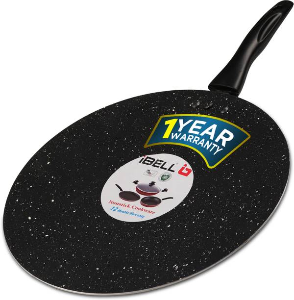 iBELL TP929SD 3 Layer Durable Aluminium Non Stick Dosa Roti Pathiri Big Tawa, 290mm 28 cm डायमीटर