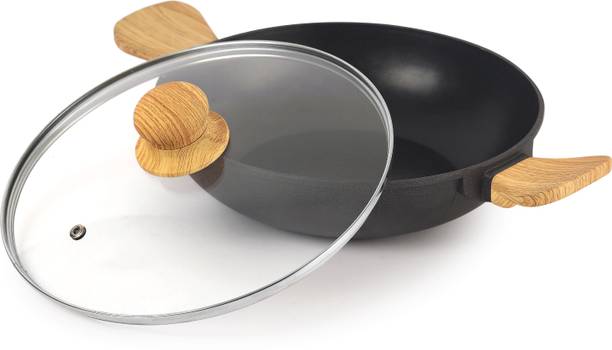 cello Kadhai 24 cm diameter with Lid 1 L capacity