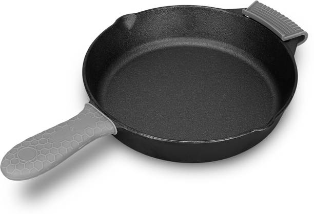 Liora Premium Cast Iron Frying Pan |Toxin-Free| (26.2 cm / 1.8L) Stir Fry Pan 25 cm diameter 1.8 L capacity