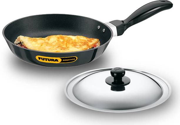 Hawkins Futura 20cm Frying Pan with Lid, Black (NF20S) ...