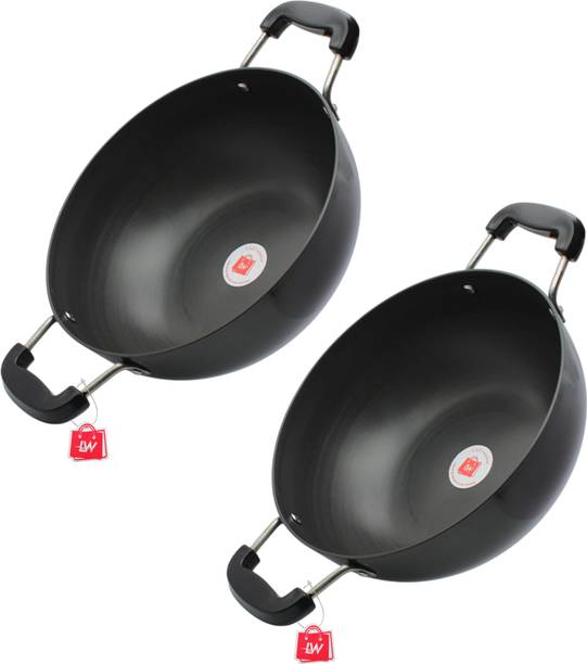 LAZYwindow Superior Quality Kadhai 25.5 cm diameter 3 L capacity