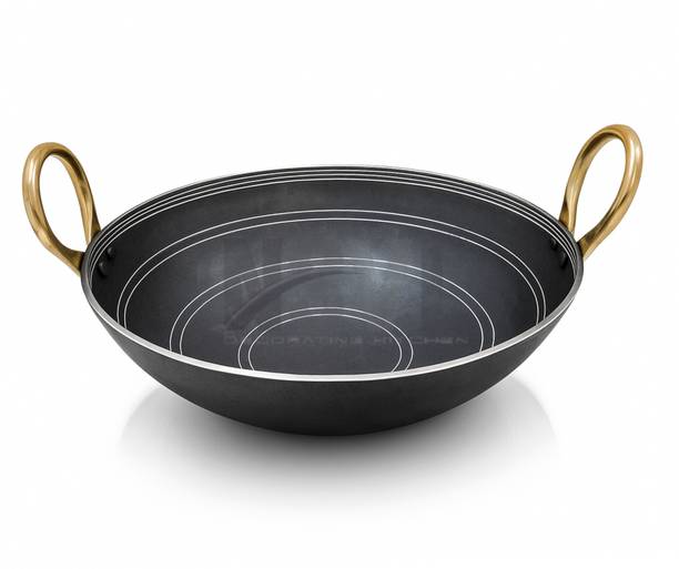 NSVL deep Iron Kadhai Kadhai 26 cm diameter 3.5 L capacity