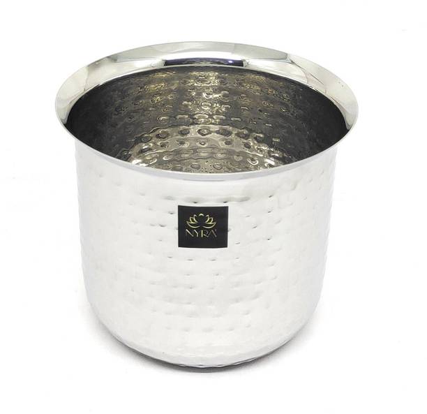 Nyra Stainless Steel Deep Milk Pot/Tope/Patila/Bhagon...