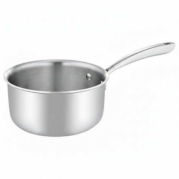 Green Tales Stainless Steel Tea Pan Triply Saucepan Gas & Ind