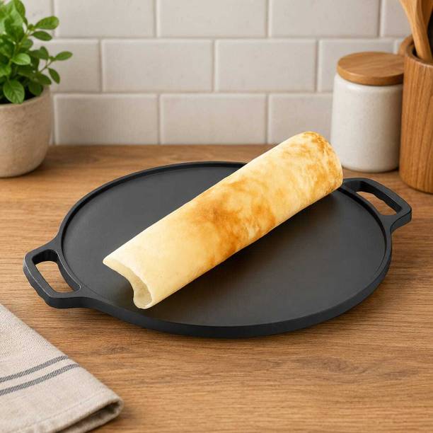 forsel Pre Seasoned Cast Iron Cookware for Healthy Meals Tawa 30 cm diameter