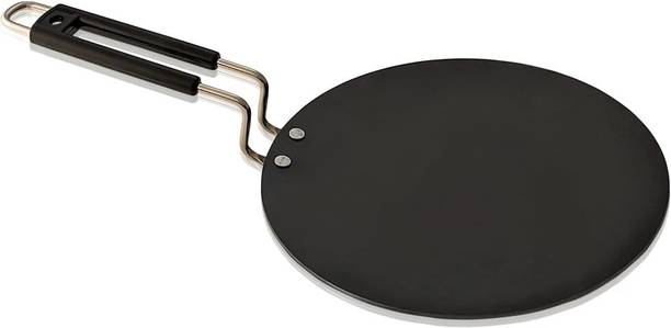 Flipkart SmartBuy Pure Iron Tawa | 4-Rivet Sturdy Grip Handle | Heavy Duty Tawa 25.5 cm diameter