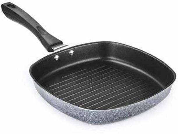 SWAURSAHA Grill Pan Non Stick| Tandoori Fry Pan |Tandoor Pan for cooking| Premium Cookware 25 cm डायमीटर