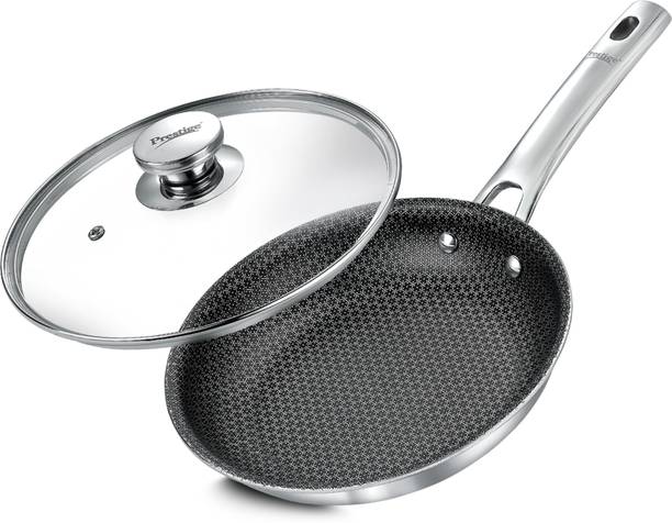 Prestige Tri-Ply Hexamagic Fry Pan 20 cm diameter with Lid 1 L capacity