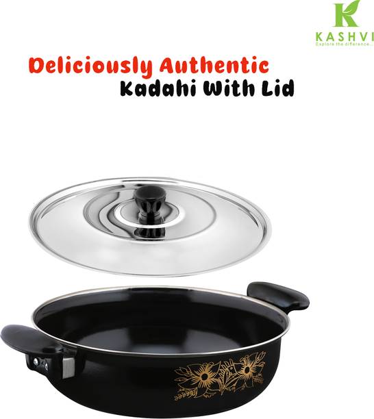 Kashvi Premium Kadhai Kadhai 26 cm diameter 3.5 L capacity