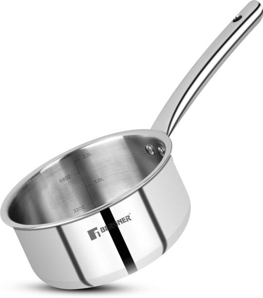 BERGNER Tripro Triply Stainless Steel Saucepan Less Oil Use I