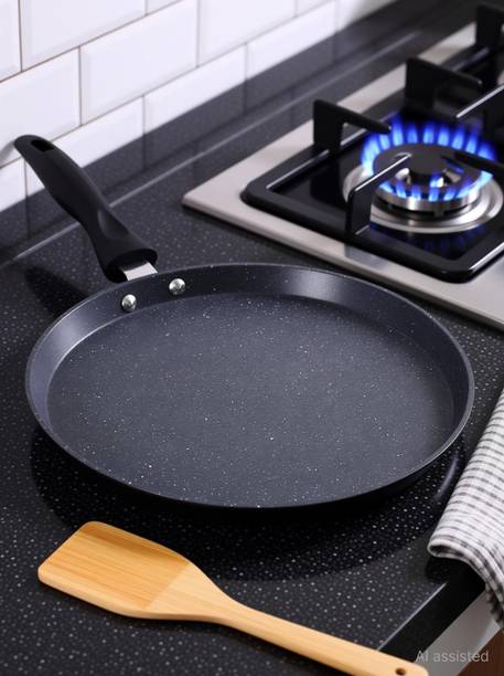 WONDERCHEF Duralite Die-Cast Dosa Tawa 28 cm diameter