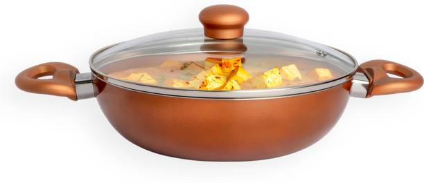 Kreme Sonet Kadhai 2.5 Litre 24 cm diameter with Lid Kadhai 24 cm diameter with Lid 2.5 L capacity