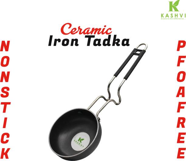 Kashvi Best Kitchen Cookware Gift Tadka Pan 12 cm diameter 0.35 L capacity