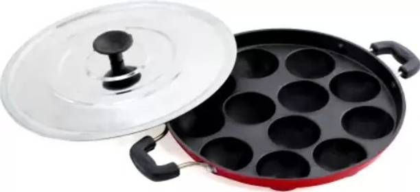 Zen Zen Appam Maker With Lid Paniarakkal with Lid 0.5 L capacity 12 cm diameter